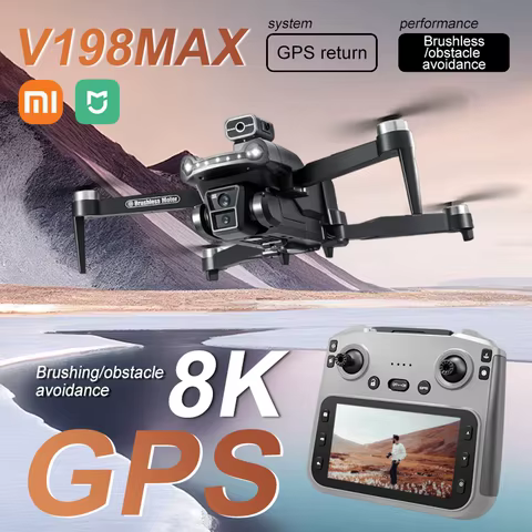 Xiaomi Mijia V198MAX Drone 8K Profesional FPV Brushless Laser obstacle avoidance Aerial Optical Foldable Quadcopter Mini 4K Dron 6 best sales brushless drone - №6