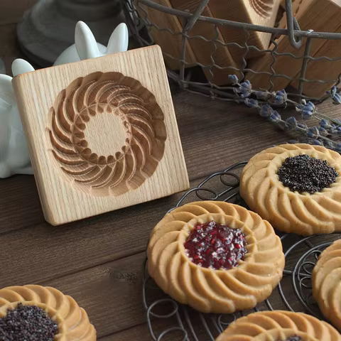 8 best sales wooden cookie molds - №4