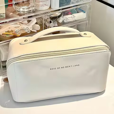 Large Capacity Travel Cosmetic Bag Multifunction Travel Cosmetic Bag Women Toiletries Organizer Female Storage Make Up Case Tool 6 best sales luxury makeup organizer - №1