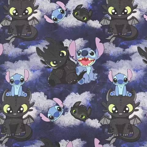 12 best sales lilo and stitch fabric - №9