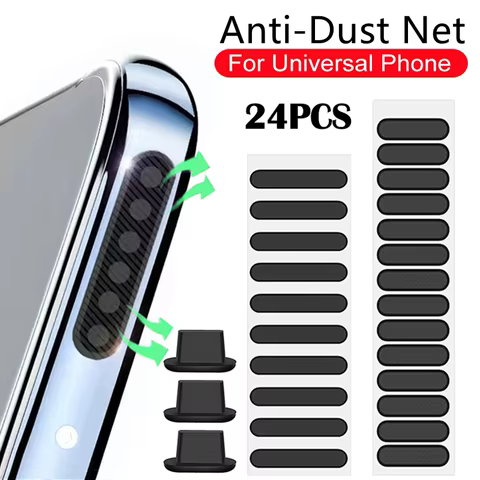Universal Phone Dustproof Net Stickers Speaker Mesh for iPhone Samsung Anti Dust Net Sound Hole Charging Port Dust Cover Plug 6 best sales speaker mesh - №2