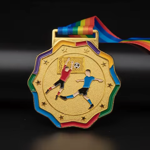 Gold Award Medals School Sports Football Basketball Competition Games Prize Trophy Commemorative Medal Soccer Trophies 10 best sales basketball medal - №4