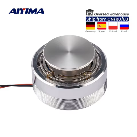 AIYIMA Audio Portable Speakers 25W/20W 4 Ohm/8 Ohm 44/50MM Full Range Vibration Speaker Altavoz Portatil Resonance Bass Speaker 10 best sales 50mm speaker - №4