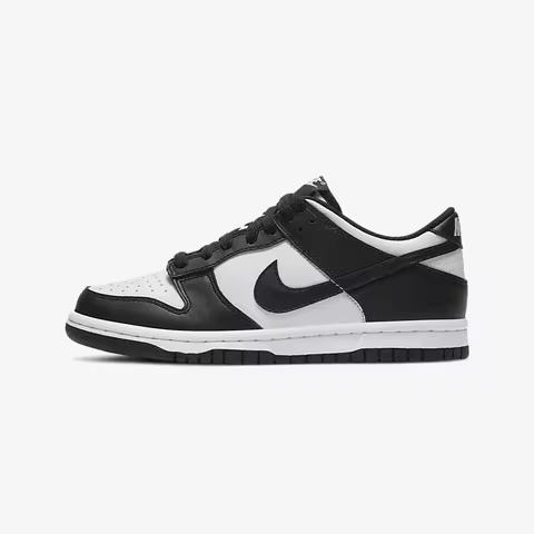 Nike Dunk Low (GS) Black White Panda Summer New Style Comfortable and Versatile Low-Top Casual Shoes CW1590-100 10 best sales tenis panda nike - №4