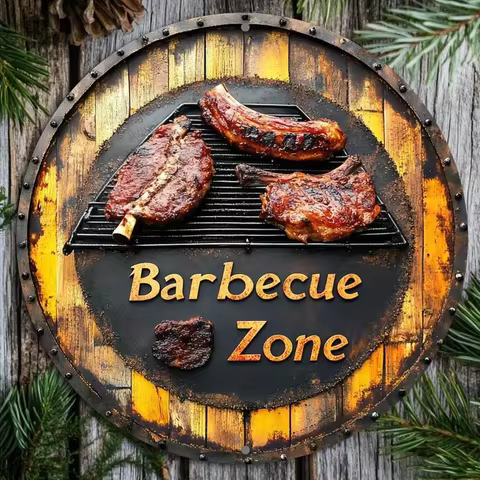 8 best sales bbq sign - №6