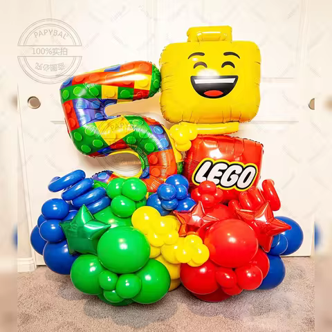 12 best sales lego birthday decorations - №3