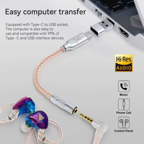 12 best sales usb c to 3.5mm adapter dac - №5