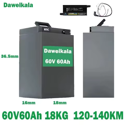 10 best sales 60v 45ah battery - №7