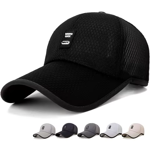 Hat Men Summer Korean Version Mesh Winning Baseball Cap Sun Protection Shade Cap Cap Outdoor Sports Net Cap 8 best sales iron hide - №5