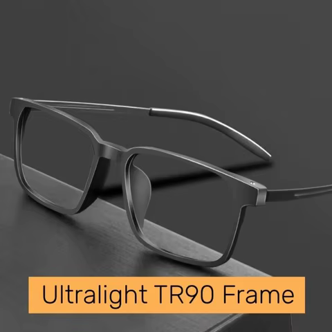 High Quality Pure Titanium Reading Glasses for Men Anti Blue Light Presbyopia Eyewear with Diopter+1.0 To +4.0 10 best sales pure titanium - №2