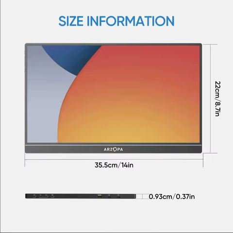 10 best sales portable laptop monitor - №1