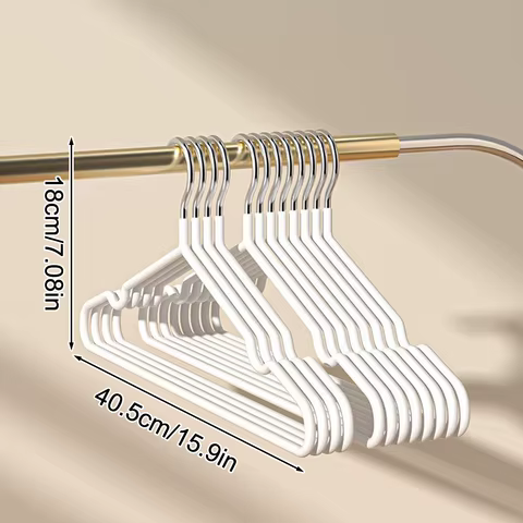 Non marking Clothes Hangers for Home Use Non slip Drying Hangers Metal Thick Clothes Hangers Storage Bedrooms Wardrobes Adult cl 8 best sales clothes hangers bulk - №4