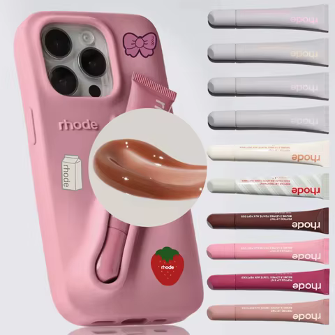 New Lip Balm Phone Case Lip Gloss Long-lasting Moisturizing Liquid Lipstick Sugar Cookie PBJ Plum Toast Transparent Lip Glaze 12 best sales ball lip balm - №7