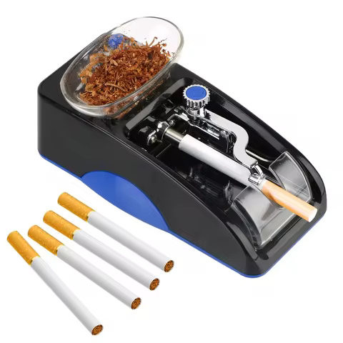 Electric Automatic Cigarette Rolling Machine Cigar Roller Smoking Tool EU Plug Injector Maker DIY Accessories 6 best sales automatic joint roller - №2