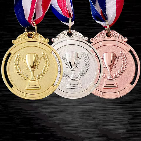 50-10PCS Zinc Alloy Round Winner Medals 2 8 best sales medals - №4