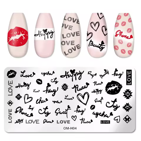 8 best sales flower nail stamp - №5