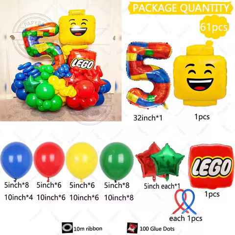 12 best sales lego birthday decorations - №3