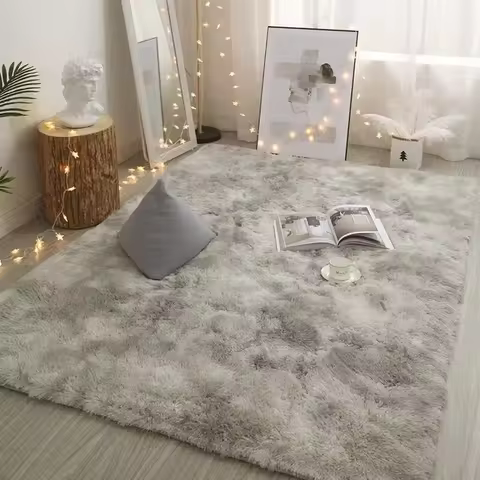 VIKAMA Silk Wool Rug Bedroom Carpet Children Carpet Prayer Rugs Living Room Rug Large Room Decoration 10 best sales large rugs - №5
