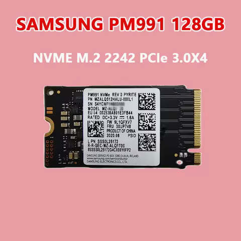 SAMSUNG SSD 2242 PM991PCIe3.0X4 128GB & PM991a 128G 2242 PCIe 3.0X4 & PM9B1 PCIe4.0X4 256GB M.2 NVMe Solid State Drive 10 best sales g512 logitech - №3