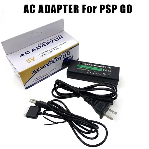 For PSP GO 5V Home Wall USB Charger Power Supply AC Adapter with Charging Cable Data Cord US EU Plug AC Adaptor Dropshipping 8 best sales psp go clear shell - №7