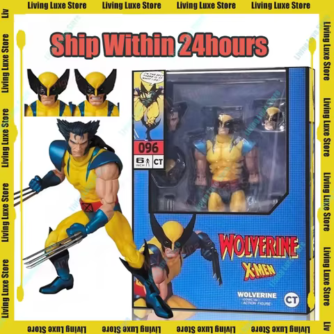 New Ct Toys Wolverine Action Figure MAFEX No.096 Anime Figures X-Men Figurine Deadpool Wolverine PVC Statue Ornament Model Toys 6 best sales x men statue - №4