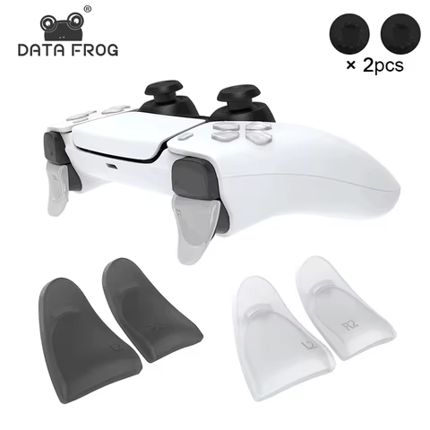 Data Frog Extended Triggers Button For PS5 L2/R2 Trigger Extender D-pad Key Cap For Playstation 5 Gamepad Accessories 8 best sales playstation keychain - №6
