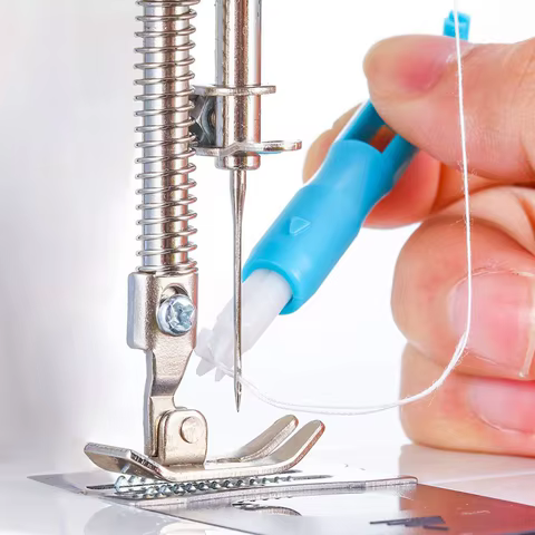 Sewing Machine Needle Inserter Threader Stitch Insertion Tool Automatic Threader Quick Sewing Threader Needle Changer Hold 12 best sales sewing machine parts - №3