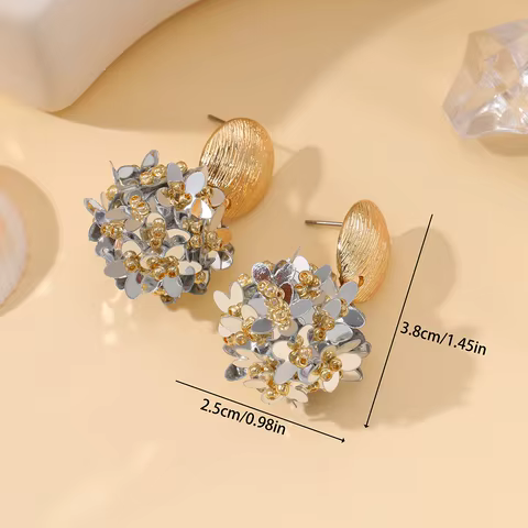 12 best sales boho beaded earrings - №3