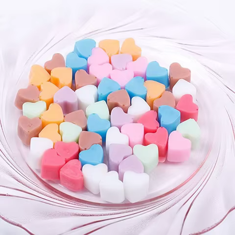 1Pcs/Mini 55 Heart-Shaped Silicone Mold Brown Sugar Silicone Mold Silicone Love Chocolate Mold 55 Candy Silicone Mold 10 best sales chocolate penis mould - №7