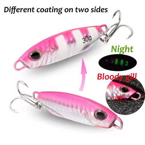 Metal Jig Fishing Lure 10g 20g 30g 40g Shore Casting Swimbait Spoon Spiner Laser LAKE Pesca Ocean Tackle Wobbler Artificial Bait 10 best sales illy - №6