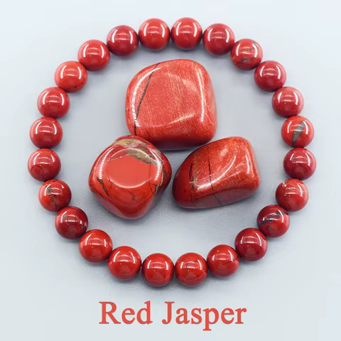 10 best sales red beaded bracelets - №4