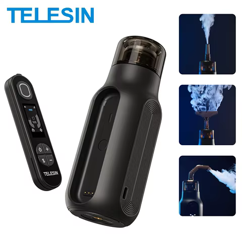 TELESIN Photography Smoke Machine Remote Smoke Effect Portable Smoke Maker with Remote Control Fogger Machine For Video Shoot 10 best sales arizer solo - №9