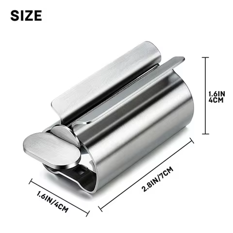 1pc Stainless Steel Wringer Roller Rotate Dispenser for Ointments Cosmetics Bathroom Accessories Toothpaste Squeezer Tube Roller 10 best sales garbage pail kids figure - №10