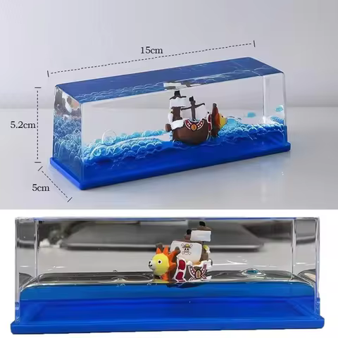 One Piece Ship Figure Luffy Thousand Sunny Ship Going Merry Boat Zoro Assembled Model Desktop Decorate Boys Birthday Gifts 10 best sales one piece barco - №8