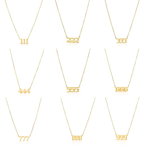 10 best sales angel numbers necklace - №7