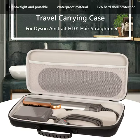 EVA Hard Carrying Case For Dyson Supersonic Hair Dryer Travel Storage Bag for Dyson Airstrait HT01 Hair Straightener Hard Case 10 best sales dyson travel case - №6