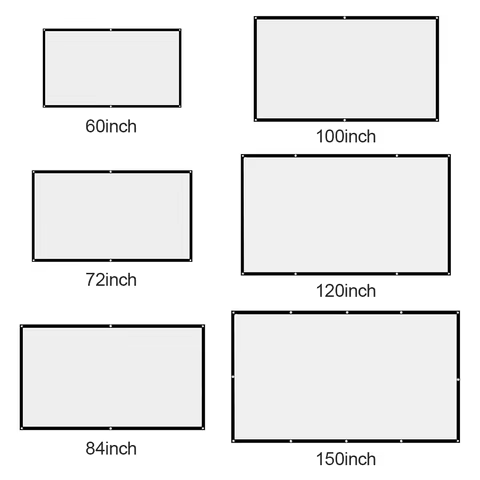 12 best sales reflective projector screen - №10