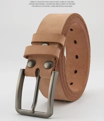 8 best sales wide leather belt - №8