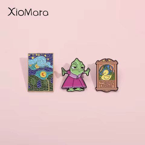 10 best sales duck enamel pin - №3