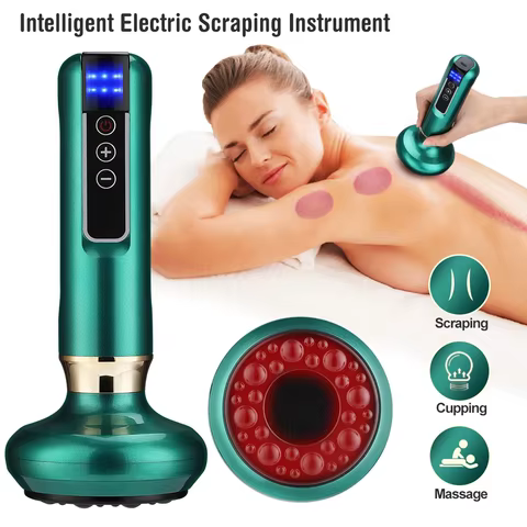 Chinese Electric Suction Vacuum Cupping Anti Cellulite Beauty Massager Glass Jars Anti Cellulite Cupping Vacuum Slimming Guasha 8 best sales revomax - №7