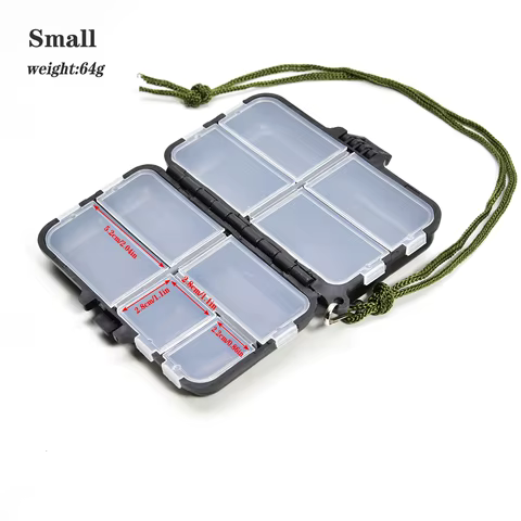 Double Sided Tackle Box Box Fishing Gear Accessory Storage Box Fishing Bait Box Mino Hard Bait Pencil Squid Fake Bait Box 6 best sales fake cash - №1