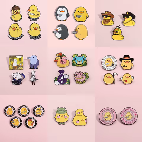10 best sales duck enamel pin - №5