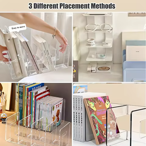 2-piece acrylic handbag organizer - transparent wardrobe divider, large-capacity storage rack, other (accessories organizer) 6 best sales closet dividers - №4
