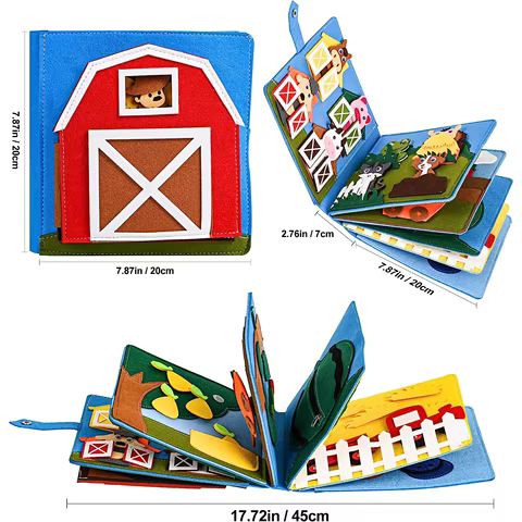 10 best sales baby busy book - №5