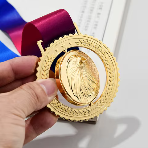 Custom Metal medal for basketball game, gold, silver and bronze champion, excellent student Marathon, 1Pc 10 best sales basketball medal - №8