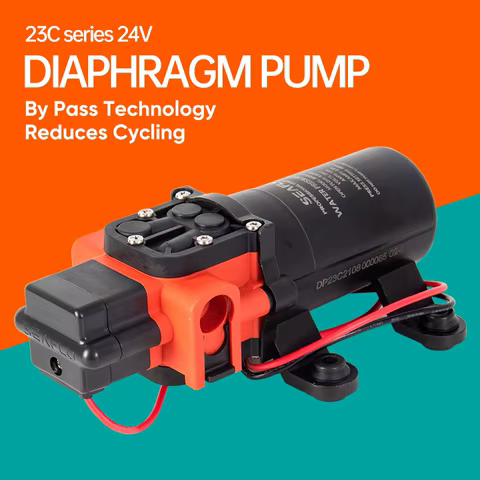 SEAFLO 12V Marine Water Pump Diaphragm Self Priming Pump Boat Accessories Showers Toilets Water Transfer Motor for RV Caravan 12 best sales rv water - №12