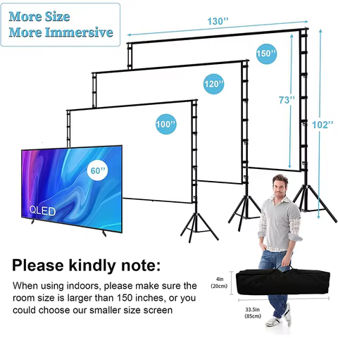 10 best sales projector screen stand - №3