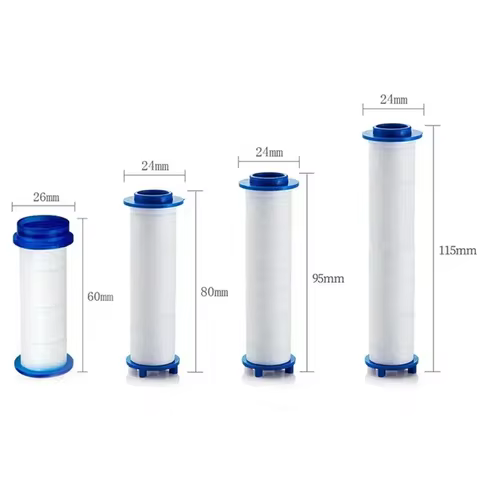 5Pcs Set Shower Head Replacement PP Cotton Filter Water Purification Bathroom Accessories for Universal Shower Water Cleaning 10 best sales mineral filter - №1
