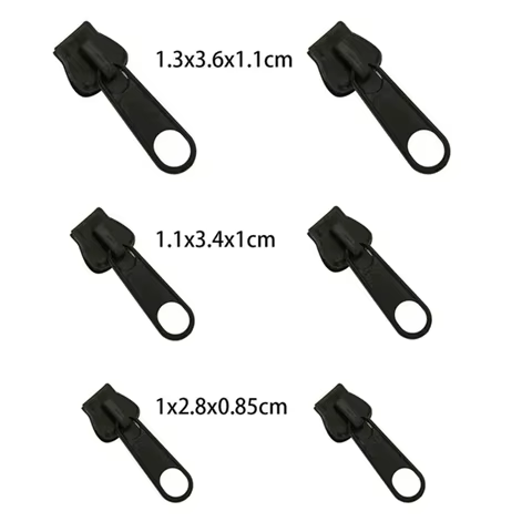 3 Sizes Universal Instant Fix Zipper Repair Kit Replacement Zip Slider Teeth Rescue Sewing Clothes Bag Zippers Tool Accessories 6 best sales replacement teeth - №1