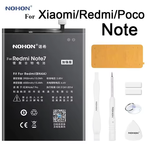 12 best sales bateria nohon xiaomi redmi note - №9